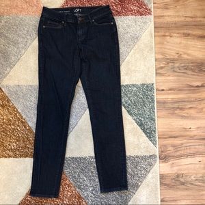 Loft curvy skinny jeans 0